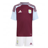 Maglia Calcio Aston Villa Prima Divisa Bambino 2024-25 Manica Corta (+ pantaloncini)